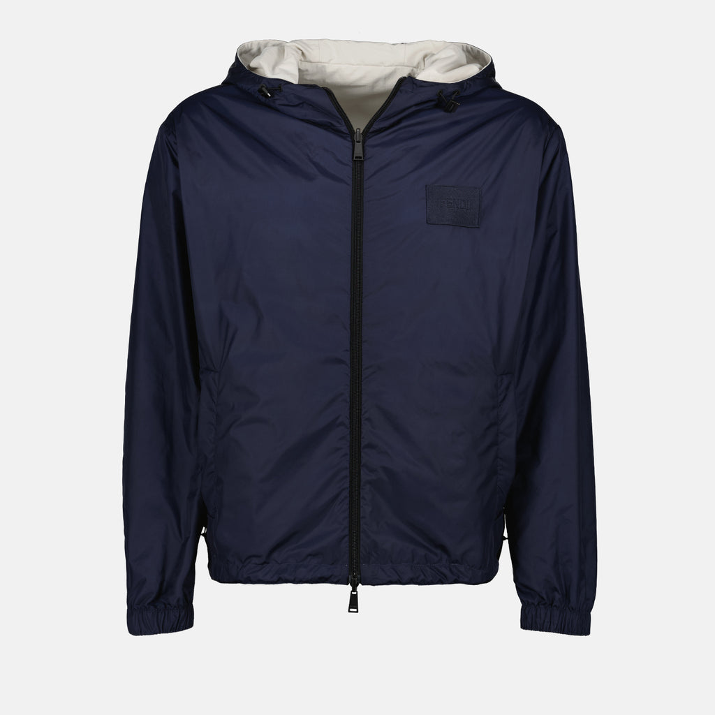 Jacken Veste coupe-vent réversible Fendi Blau Homme