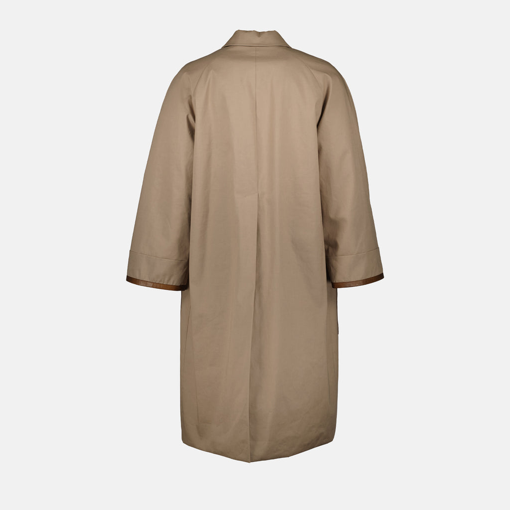 Abrigos Parka Reversible Fendi Beige Homme