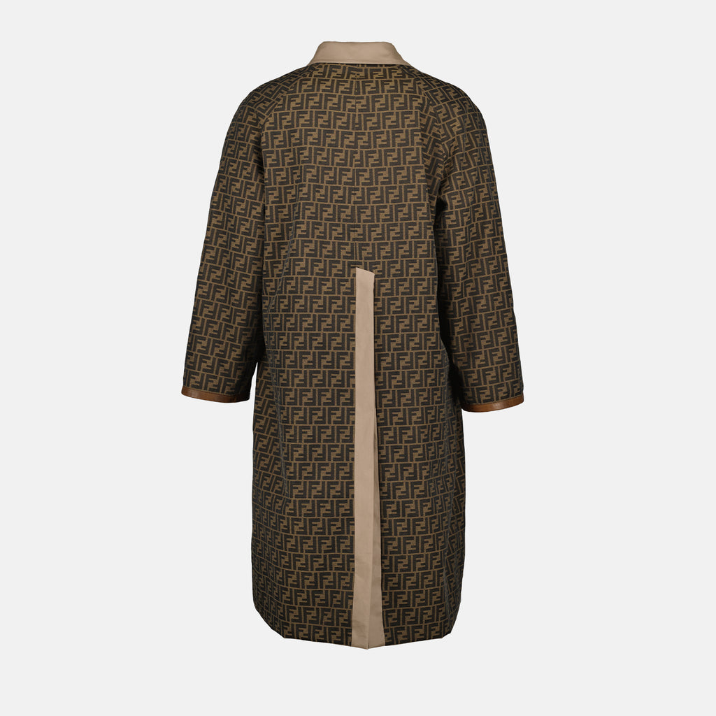 Abrigos Parka Reversible Fendi Beige Homme