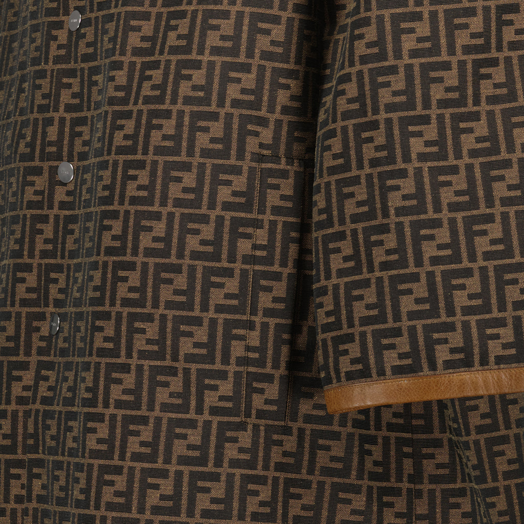 Abrigos Parka Reversible Fendi Beige Homme