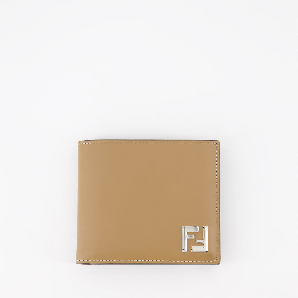 Small leather goods FF Squared Wallet Fendi Brown Man