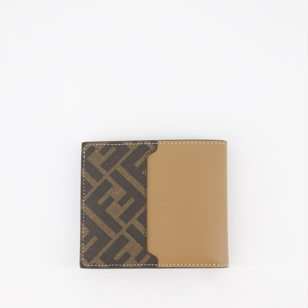 Small leather goods FF Squared Wallet Fendi Brown Man