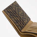 Small leather goods FF Squared Wallet Fendi Brown Man