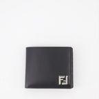 Pequenos artigos de couro Portefeuille FF Squared Fendi Preto Homme
