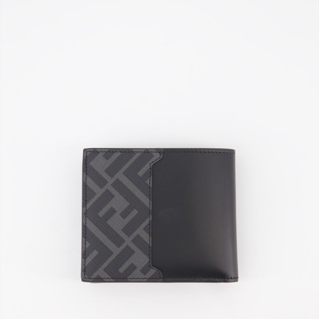Pequenos artigos de couro Portefeuille FF Squared Fendi Preto Homme