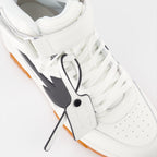 Sneaker Baskets Out Of Office montantes Off-White Blanco Homme