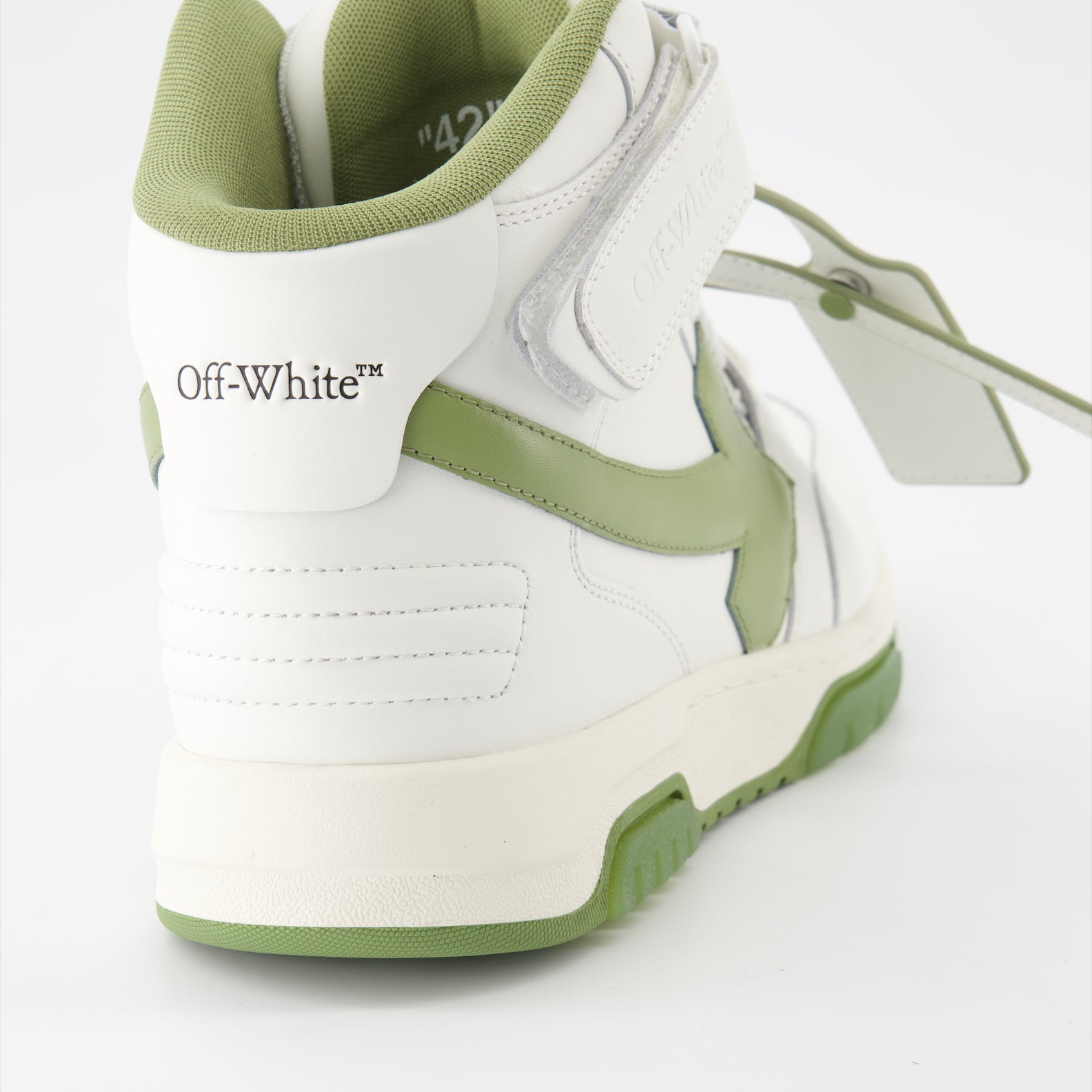 スニーカー Out Of Office ハイトップ スニーカー Off-White 緑 男