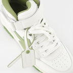 Sneaker Baskets Out Of Office montantes Off-White Verde Homme