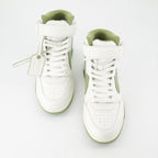 Sneaker Baskets Out Of Office montantes Off-White Verde Homme