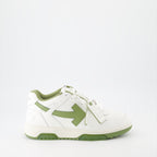 Sneaker Baskets Out Of Office Off-White Verde Homme