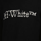 Malhas Pull Big Bookish Off-White Preto Homme