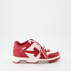 Sneaker Baskets Out Of Office Off-White Rojo Femme
