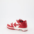Sneaker Baskets Out Of Office Off-White Rojo Femme