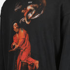 Moletons Sweatshirt S.Matthew Off-White Preto Homme