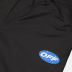 ビーチウェア オンザゴームーンスイムショーツ Off-White 黒 男