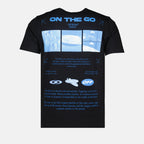 T-shirt T-shirt On the go Moon Off-White Nero Homme