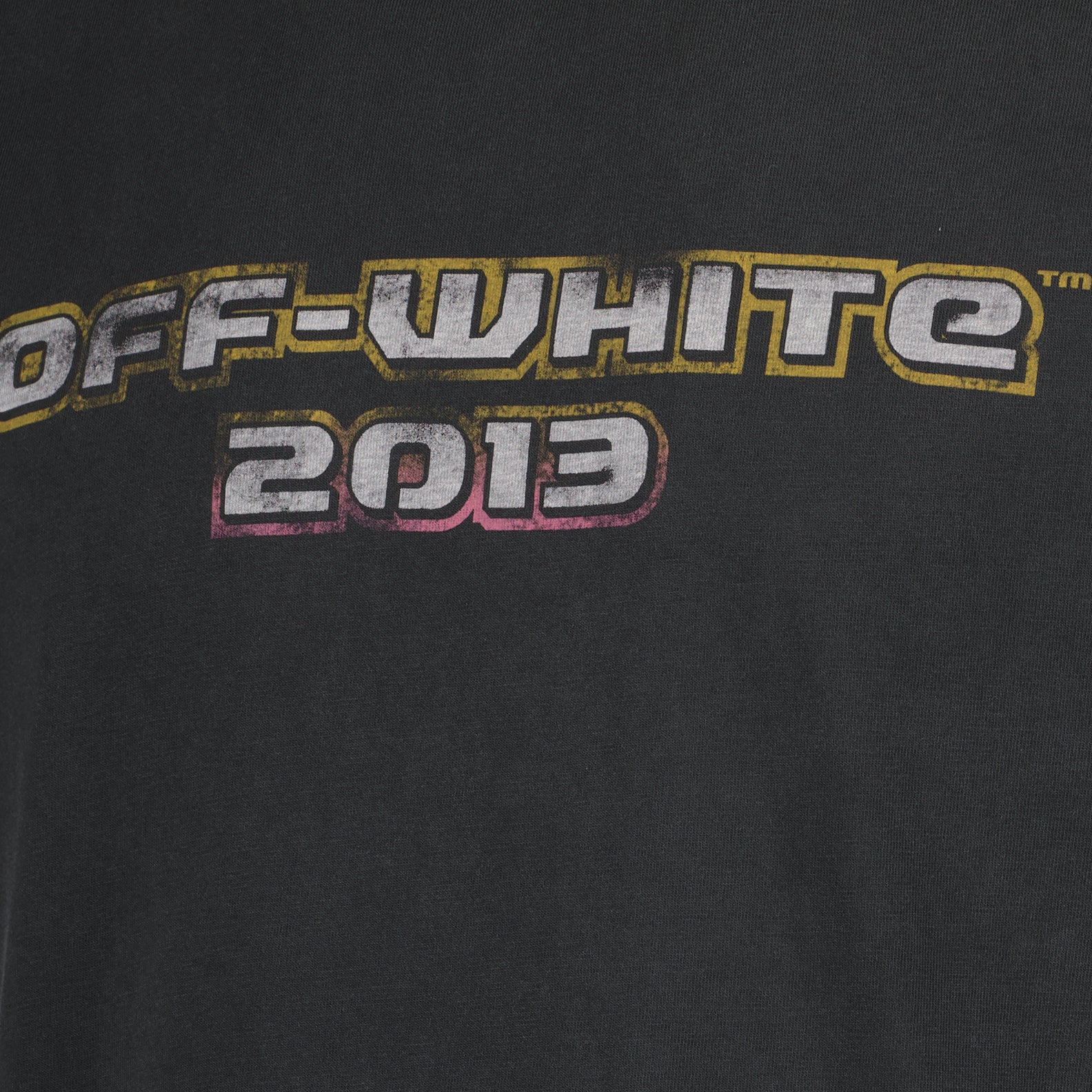 Camisetas T-shirt Digit Bacchus Off-White Preto Homme