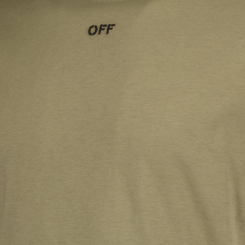 Tシャツ オフステッチTシャツ Off-White ベージュ 男