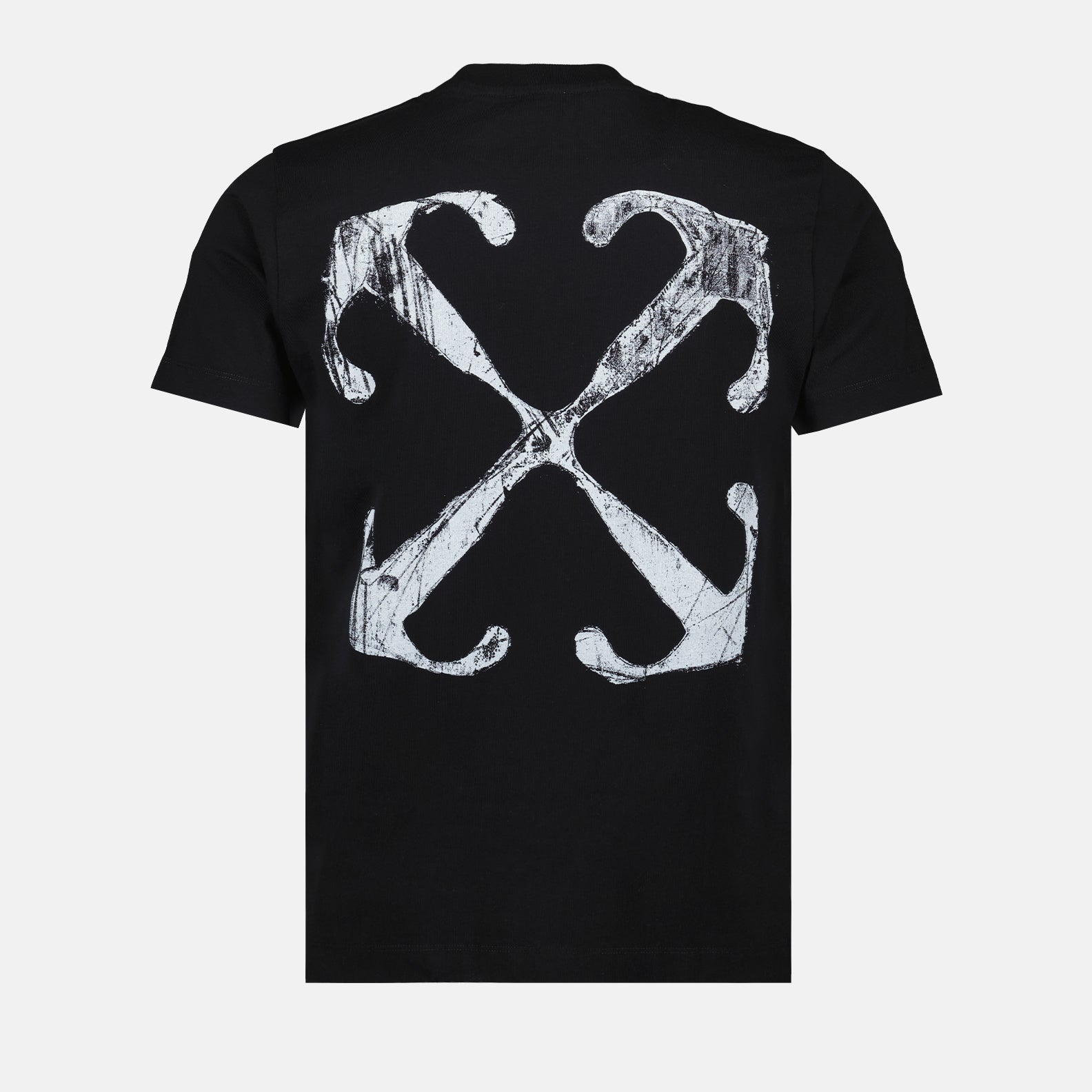 Camisetas T-shirt Scratch Arrow Off-White Negro Homme