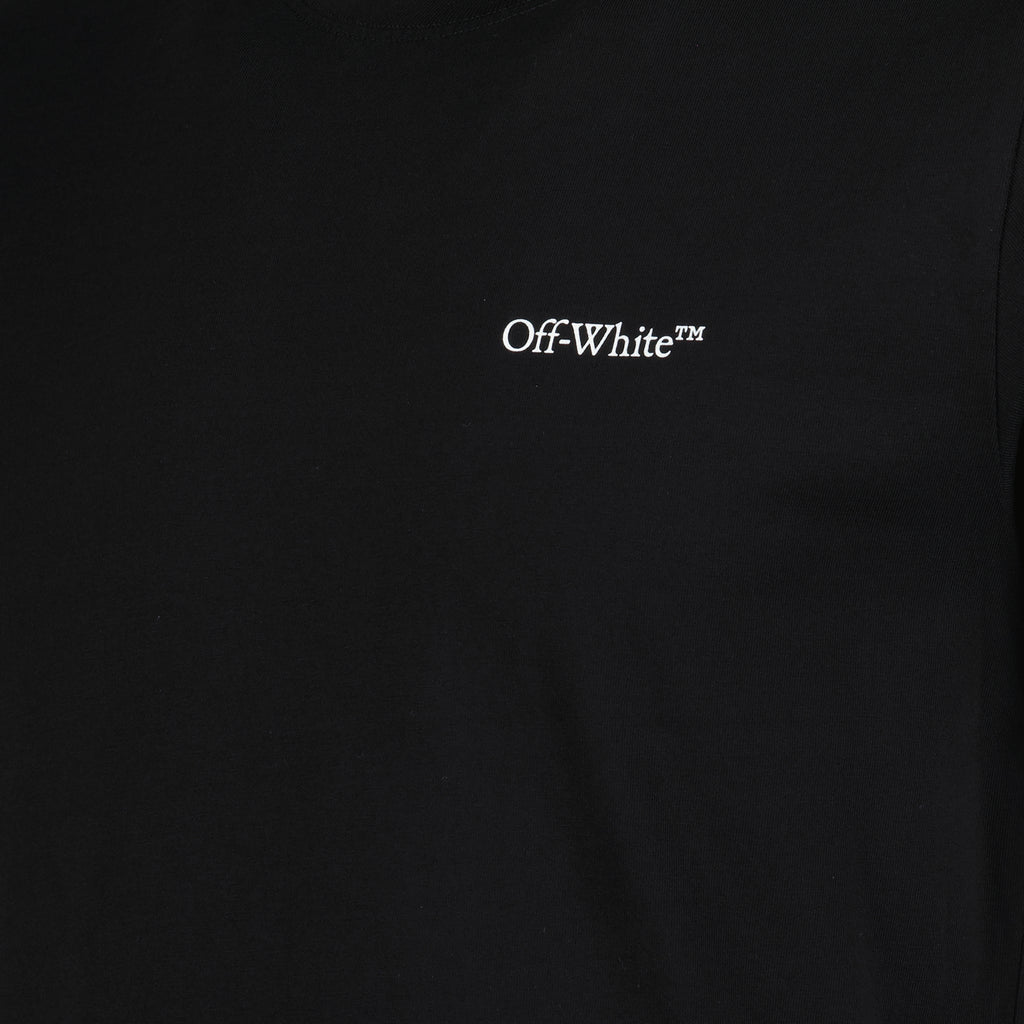 Camisetas T-shirt Scratch Arrow Off-White Negro Homme