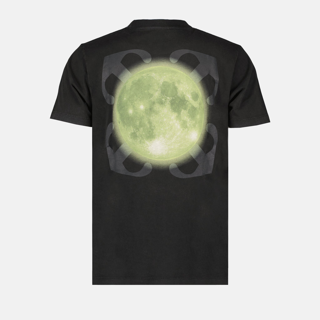 T-shirts T-shirt Super Moon Off-White Noir Homme