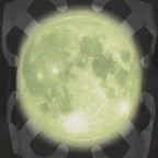 T-shirts T-shirt Super Moon Off-White Noir Homme