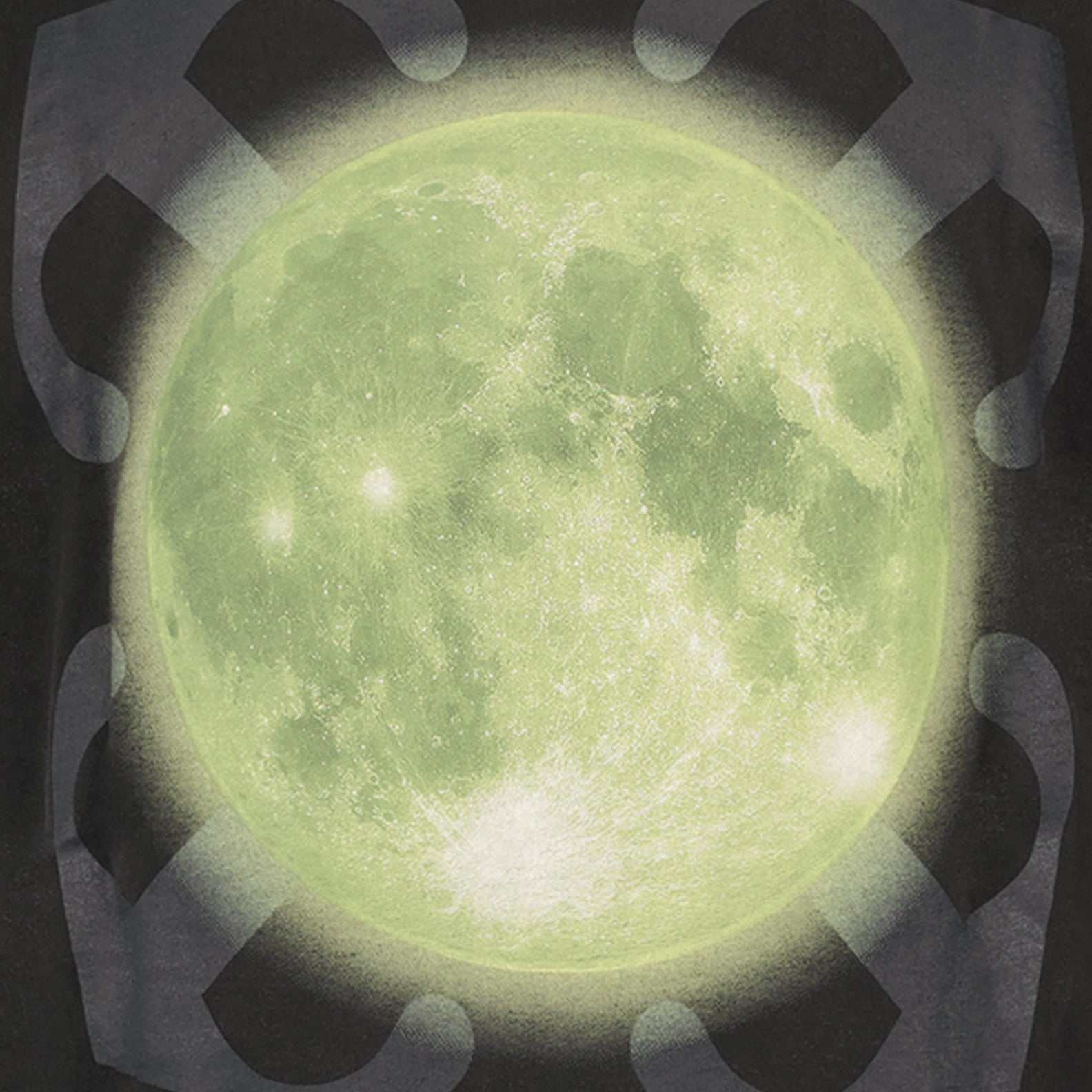 T-shirts T-shirt Super Moon Off-White Noir Homme