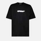 T-shirts T-shirt Blurr Book over Off-White Noir Homme