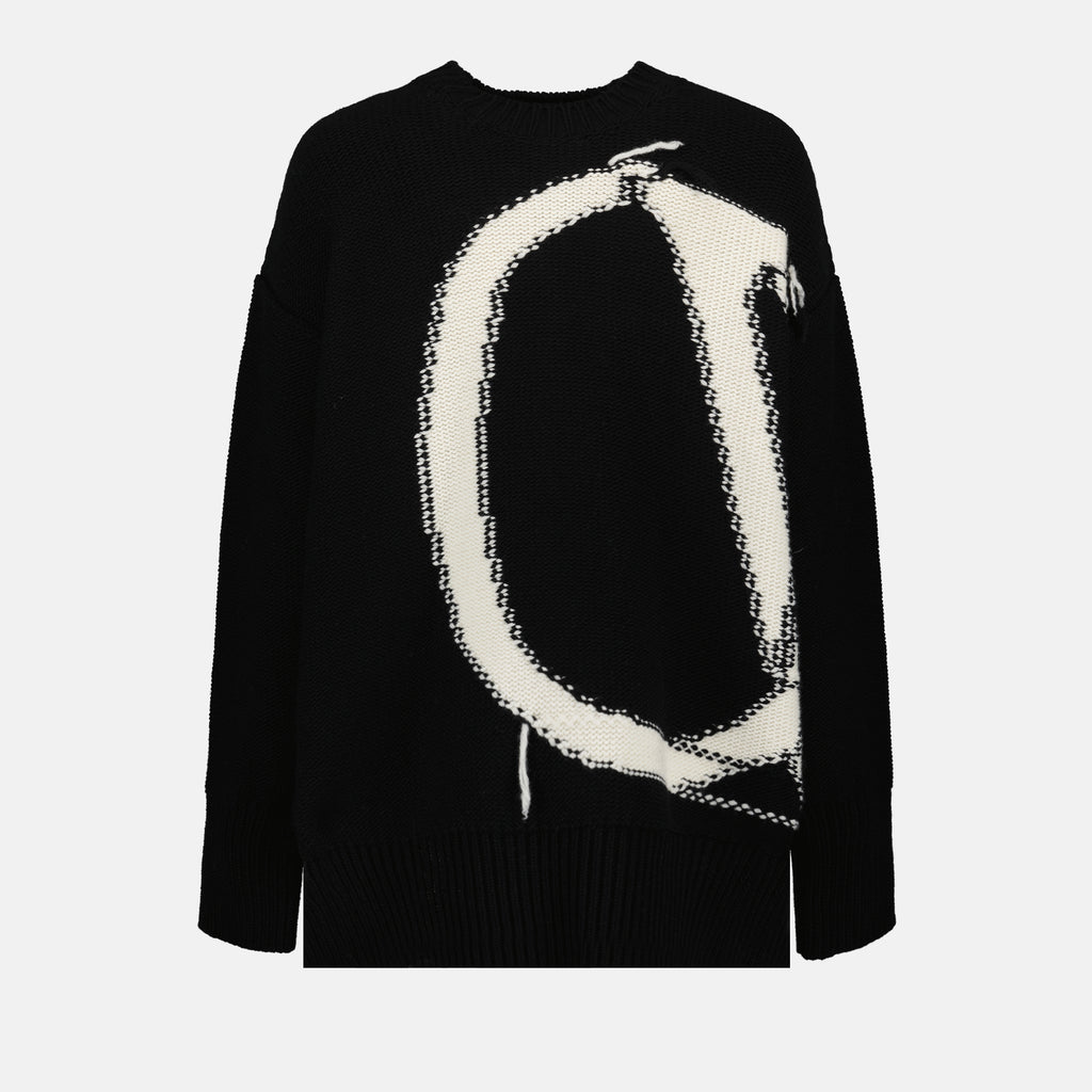 니트웨어 Pull oversize OW Off-White 검은색 Femme