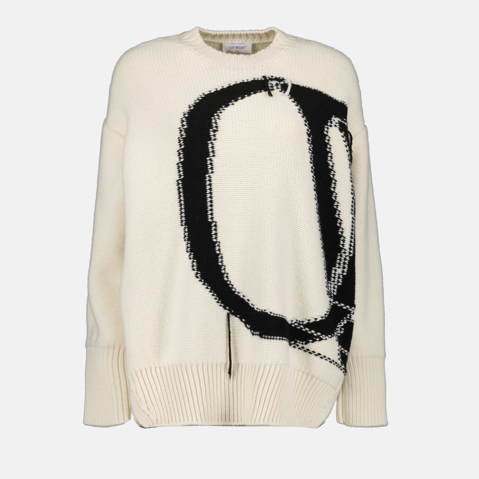 Knitwear OW oversized sweater Off-White Beige Women