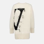Knitwear OW oversized sweater Off-White Beige Women