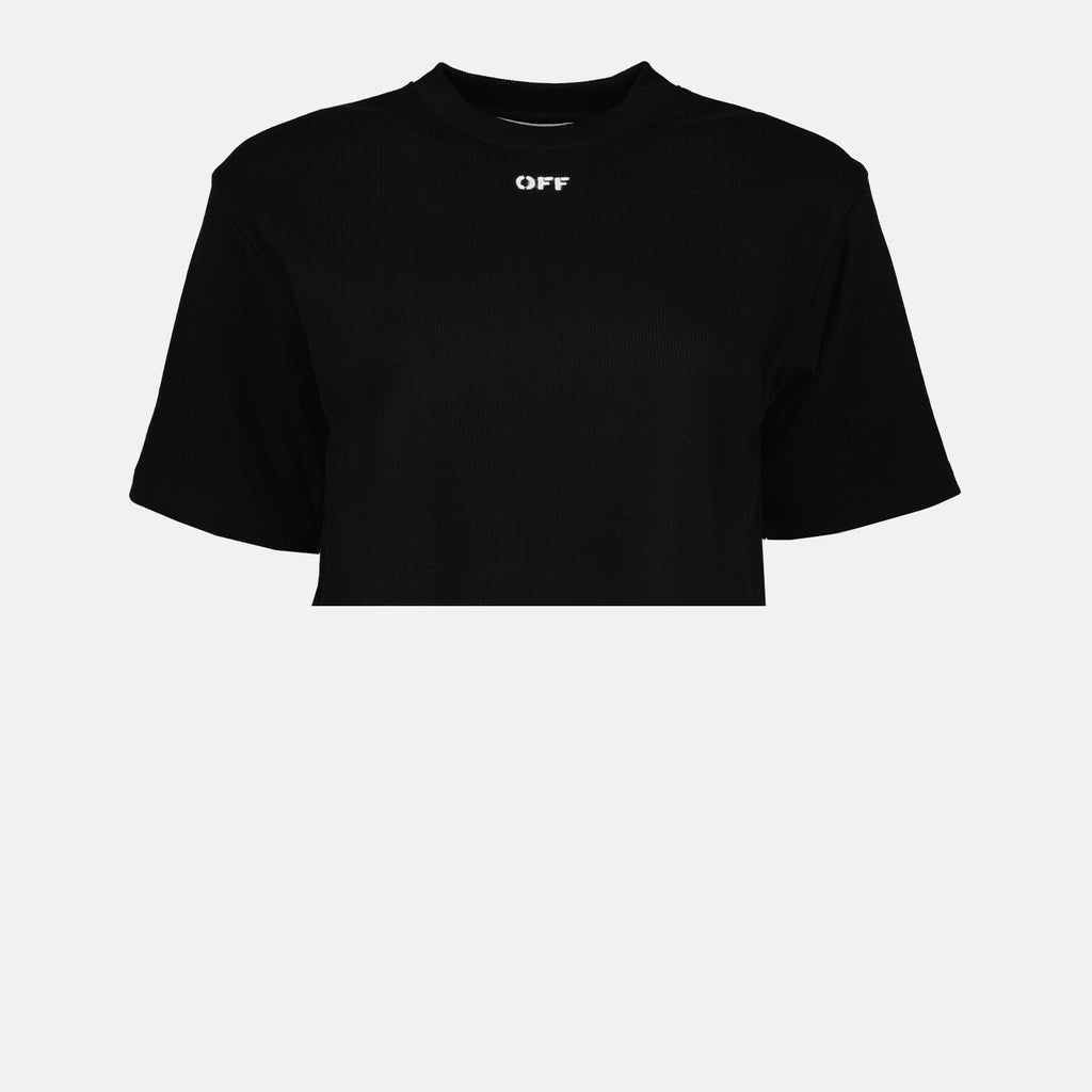 T-Shirts T-shirt Off Stamp Off-White Schwarz Femme