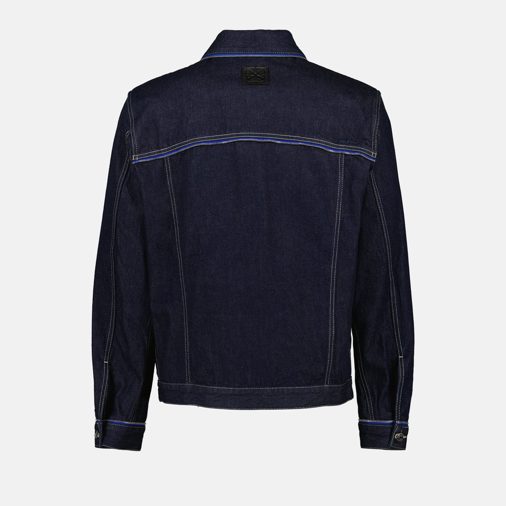 Jaquetas Veste en jean Off Off-White Azul escuro Homme