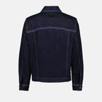 Jaquetas Veste en jean Off Off-White Azul escuro Homme