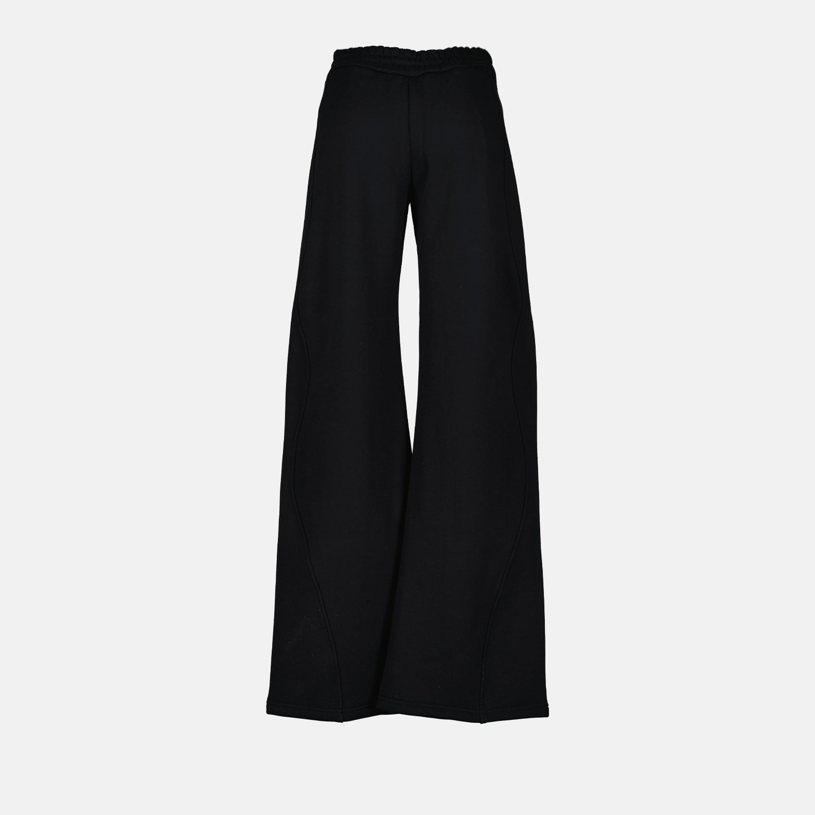 Pants Wide Jogging Pants Off-White Black Women