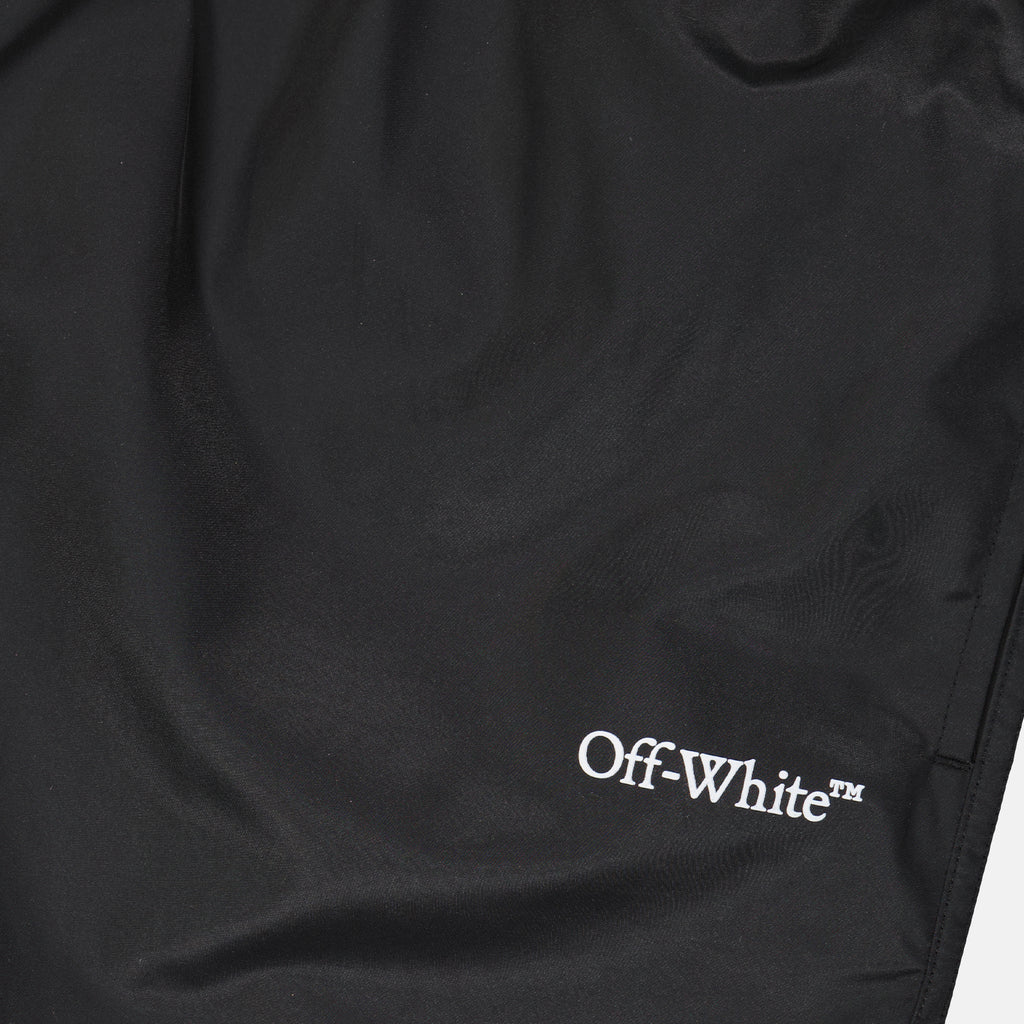 ビーチウェア アローサーファースイムショーツ Off-White 黒 男