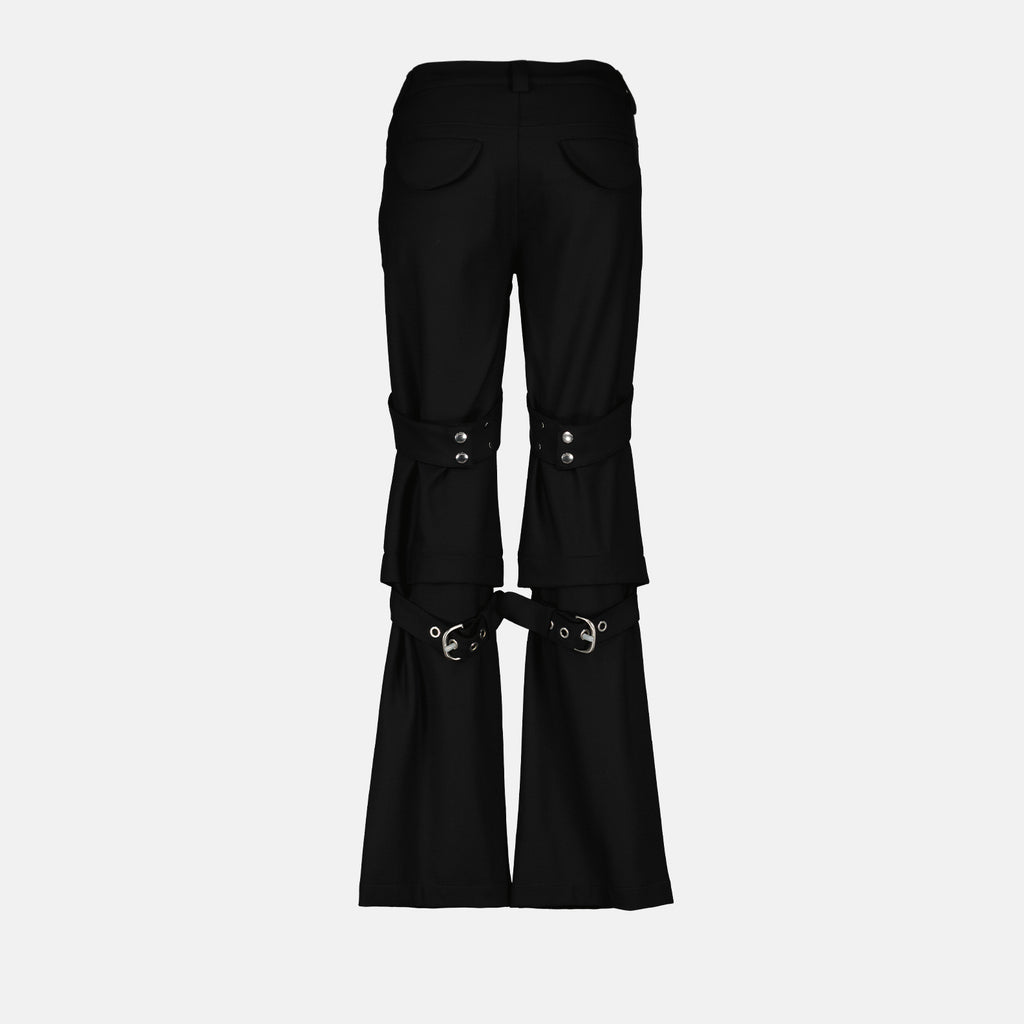 Pants Wool Cargo Pants Off-White Black Women
