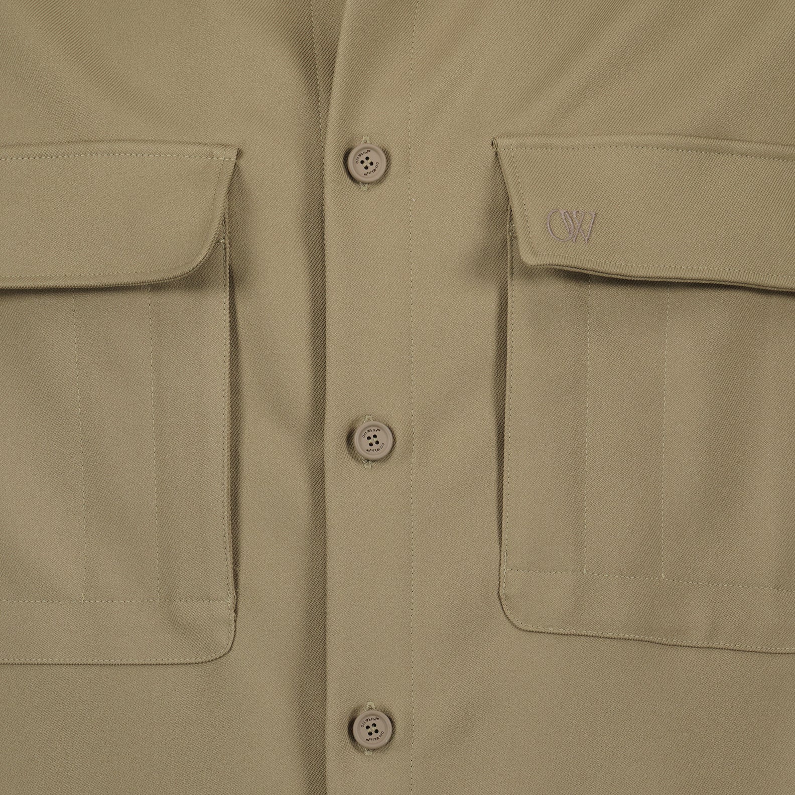 Hemden OW Hemd Off-White Beige Homme