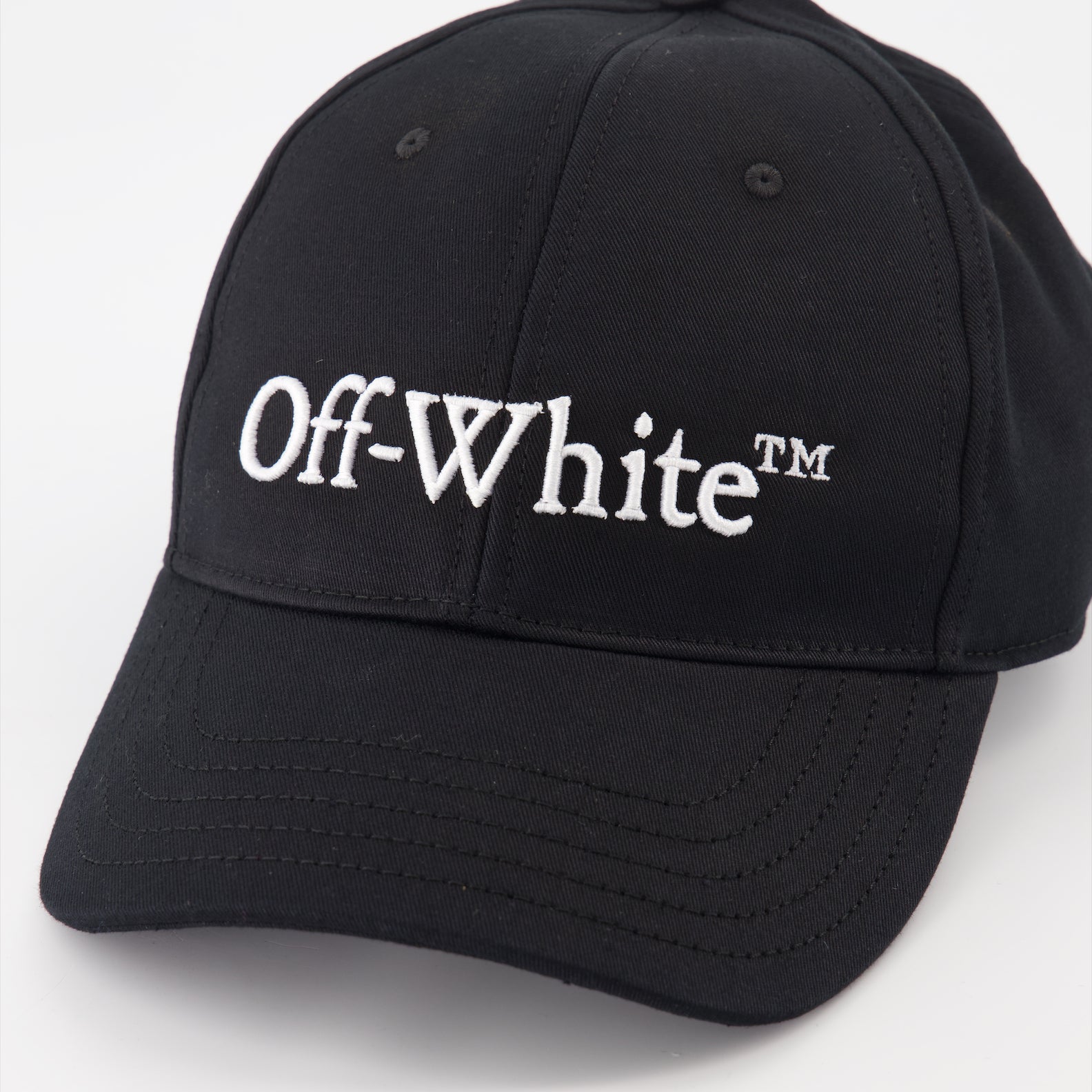 Chapéus, bonés e gorros Casquette Bookish dril Off-White Preto Homme