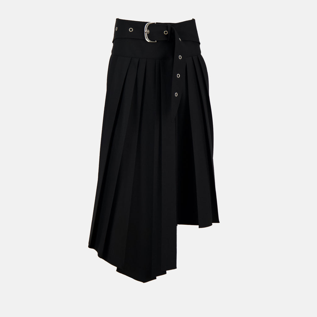 Jupes Jupe plissée Off-White Noir Femme