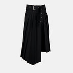 Jupes Jupe plissée Off-White Noir Femme