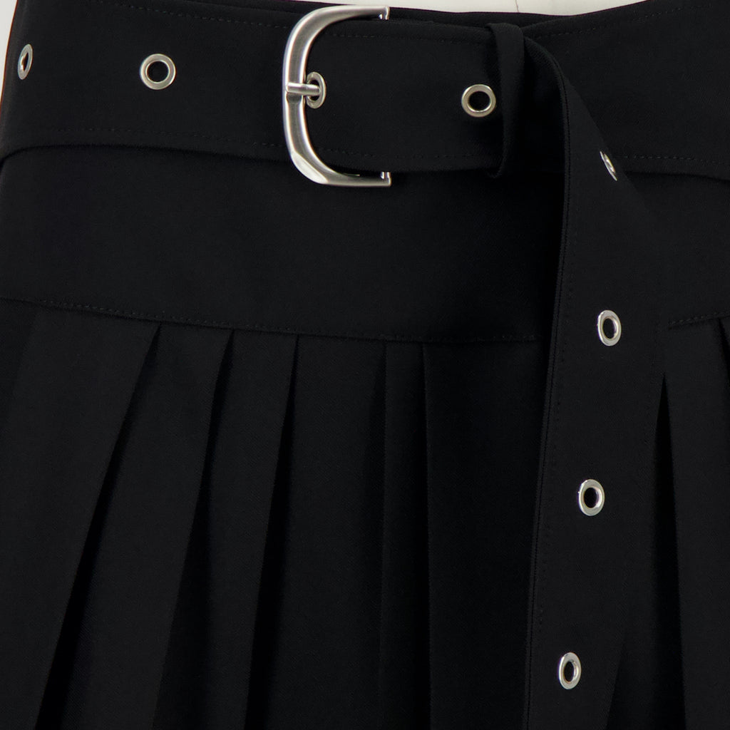 Jupes Jupe plissée Off-White Noir Femme