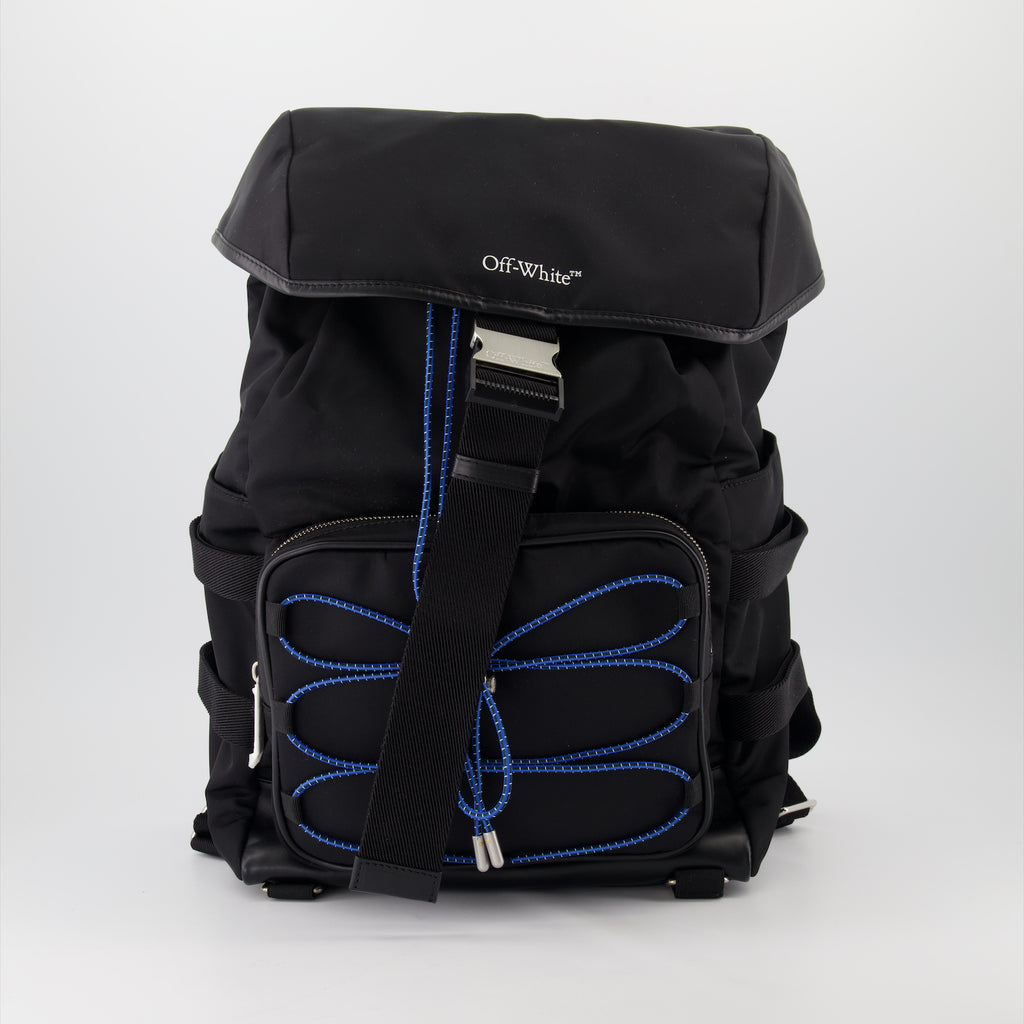 Zaini Sac à dos Courrie Flap Off-White Nero Homme