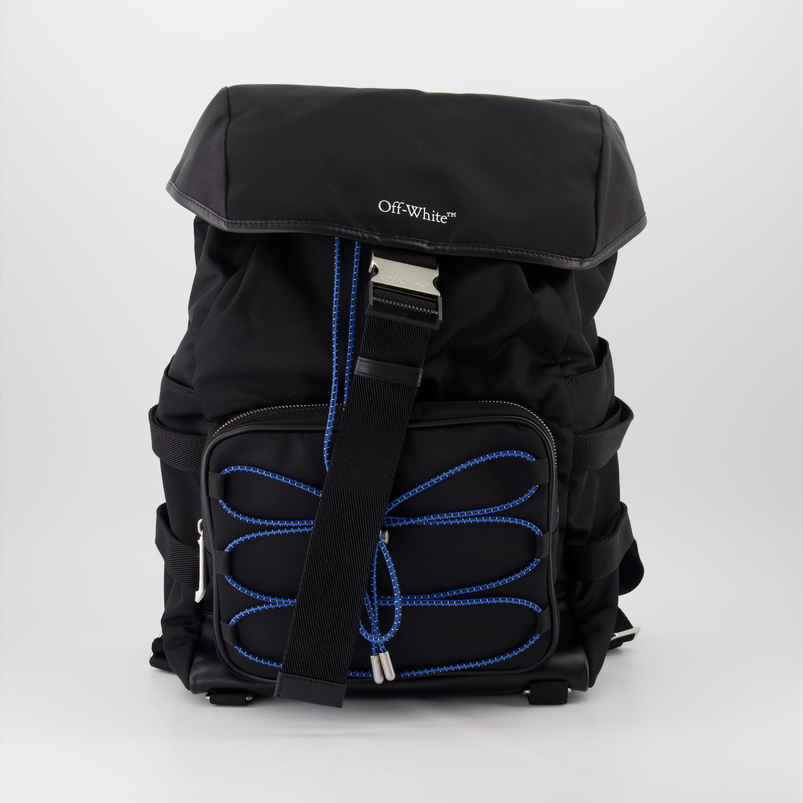 Zaini Sac à dos Courrie Flap Off-White Nero Homme
