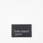 Small leather goods Bookish For Cards Card Holder Off-White Black Man