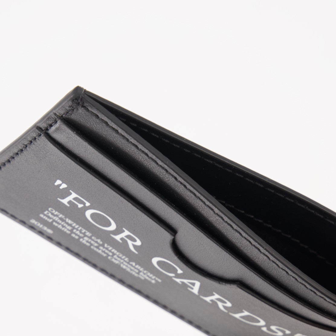 Small leather goods Bookish For Cards Card Holder Off-White Black Man