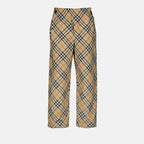 Pantalones Pantalones a cuadros Burberry Beige Homme