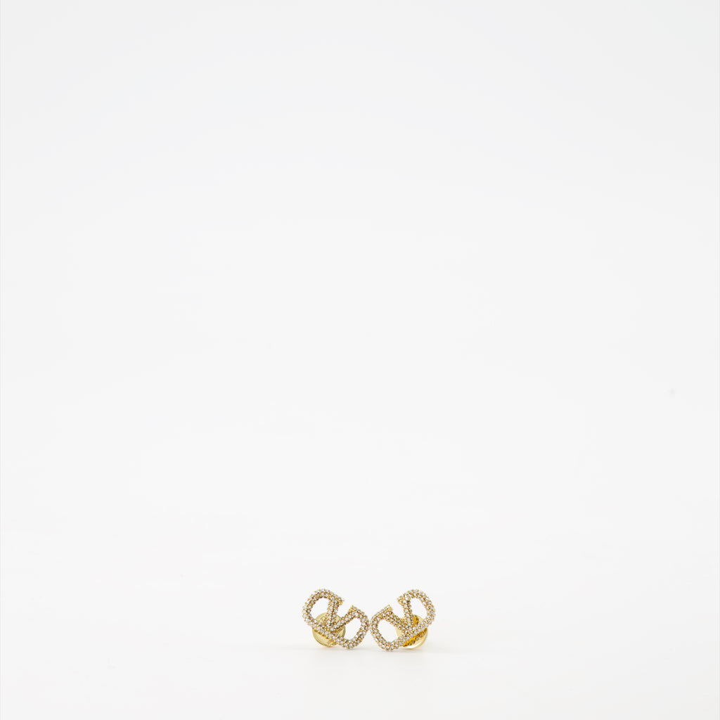 Bijoux Boucles d'oreilles VLogo Valentino Garavani Doré Femme