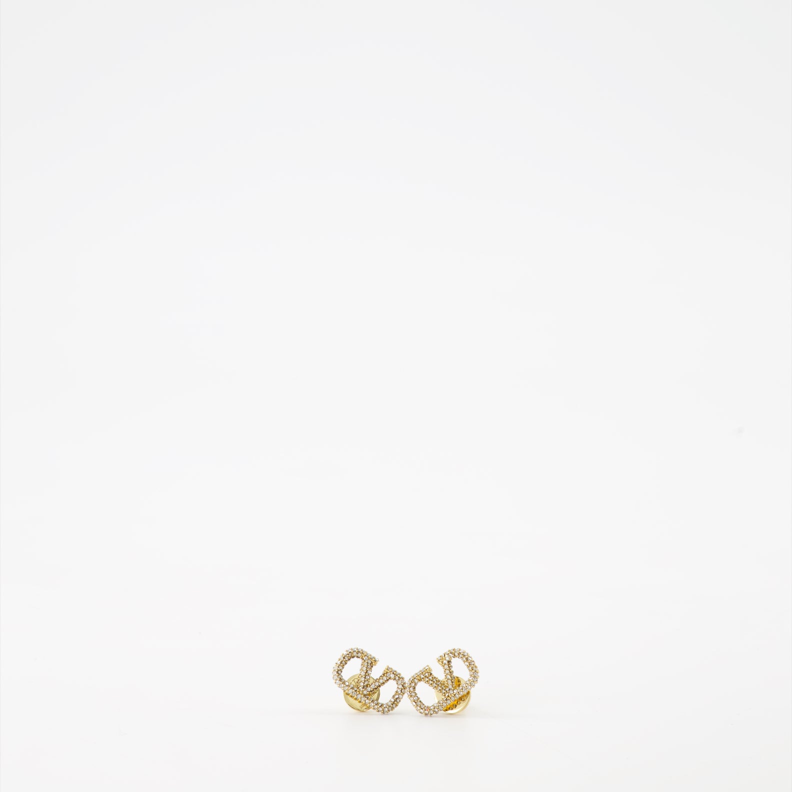 Bijoux Boucles d'oreilles VLogo Valentino Garavani Doré Femme