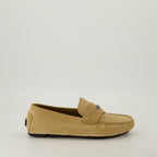 Mocassins Mocassins en suede Versace Beige Homme